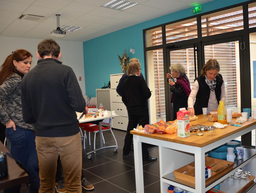 Co lunch à la Brenne-Box avec no coworkers